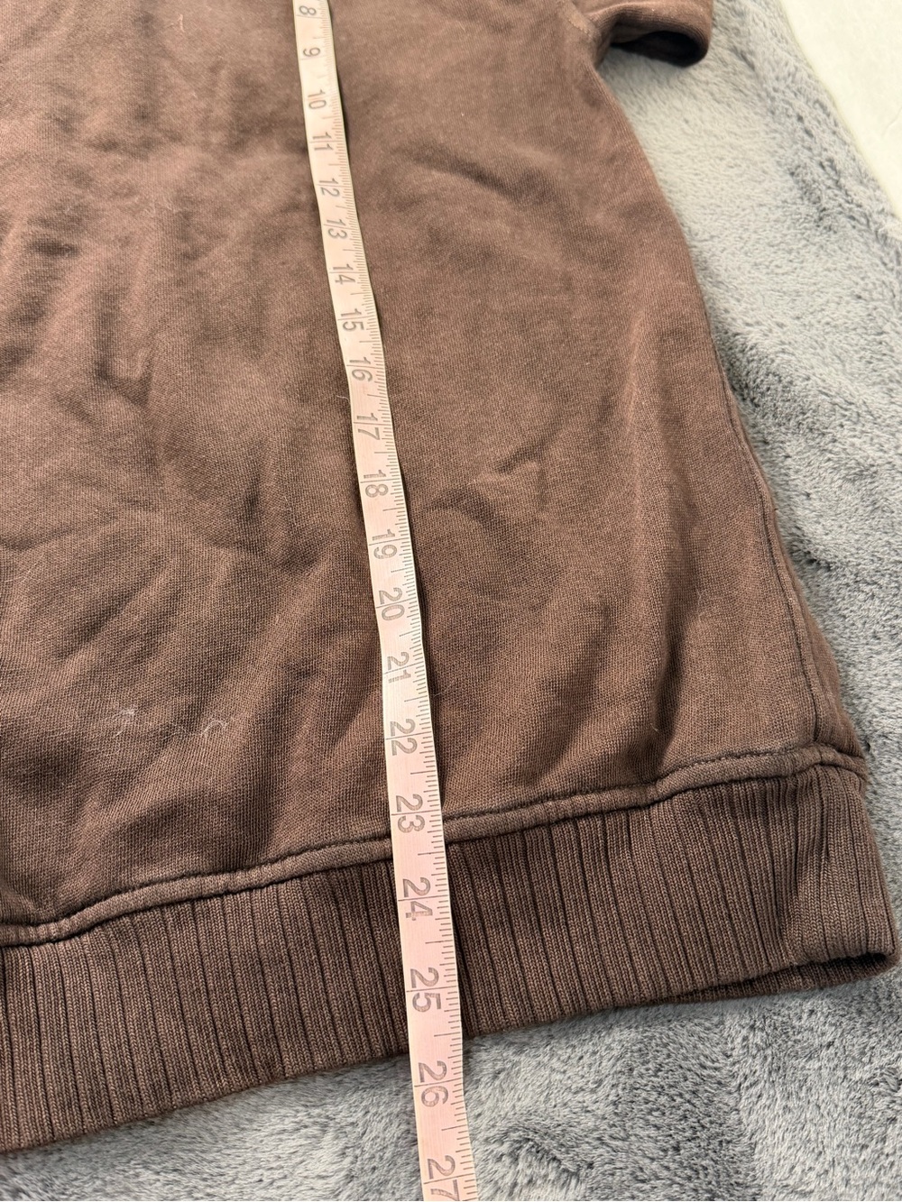 Aerie Women’s S/P Brown Oversized Snap Neck Pullover Sweatshirt Fleece Lined - Picture 10 of 10